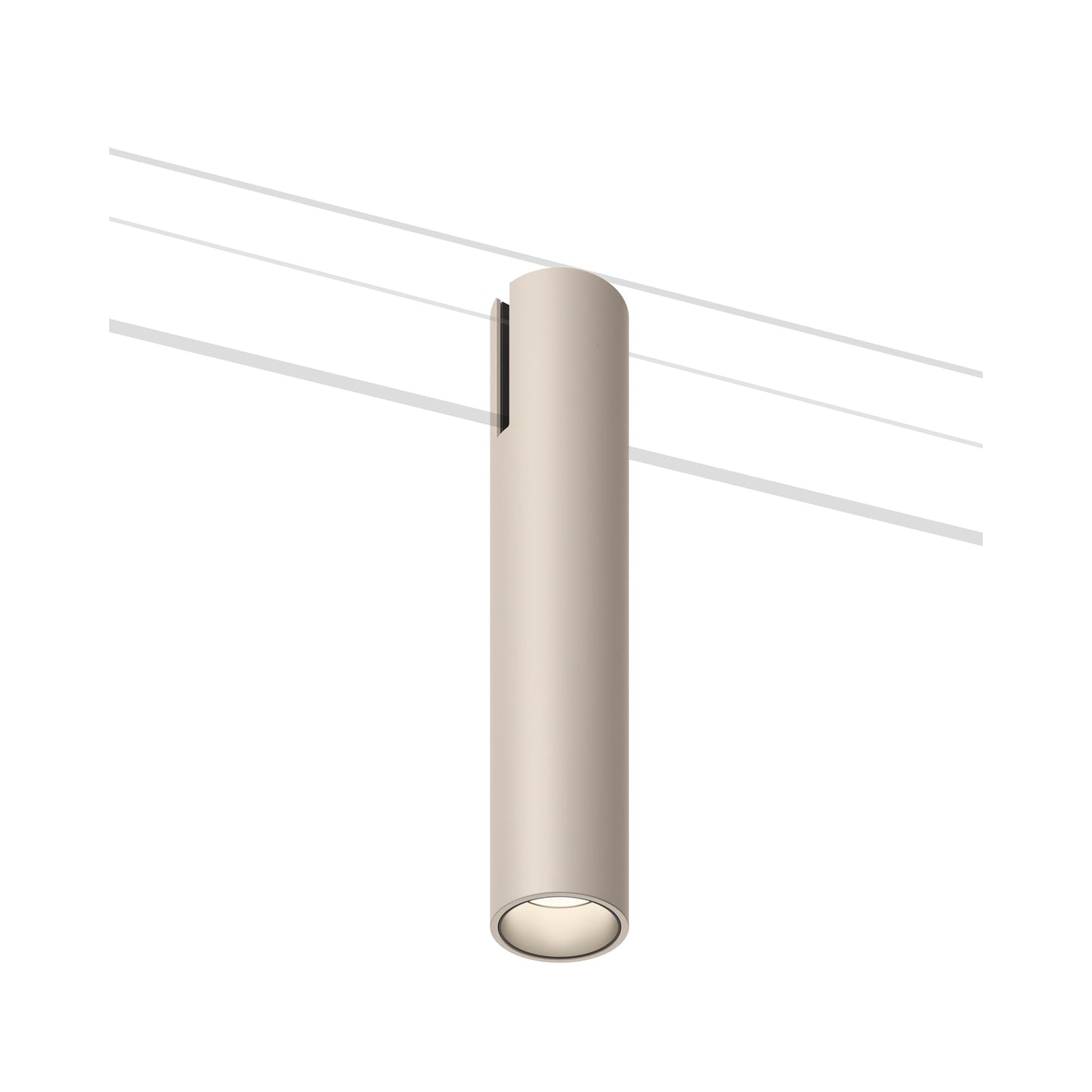 Bind LED Track Head in Beige M1 (7-Inch).