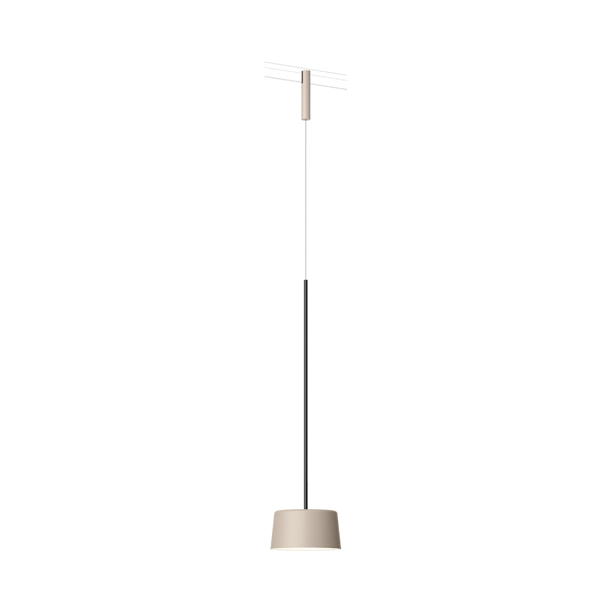 Bind LED Tube Track Pendant Light in Beige M1/Beige M1.