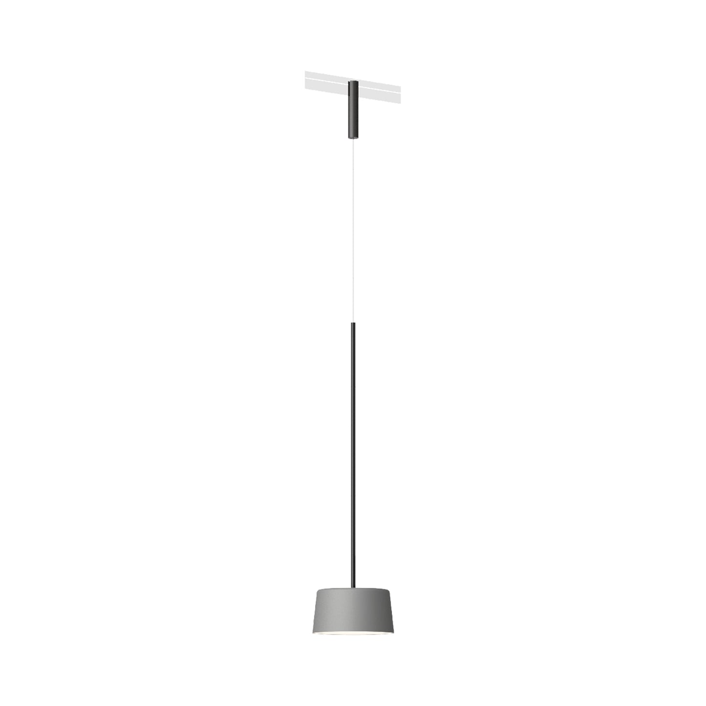 Bind LED Tube Track Pendant Light in Black/Grey M1.