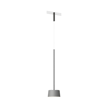 Bind LED Tube Track Pendant Light in Black/Grey M1.