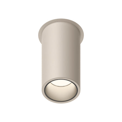 Bind Solo LED Cylinder Flush Mount Ceiling Light in Beige M1 (36-Degree/1.75-Inch)