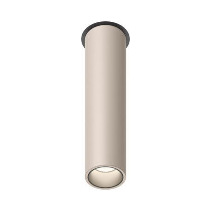 Bind Solo LED Cylinder Flush Mount Ceiling Light in Beige M1 (26-Degree/4-Inch).