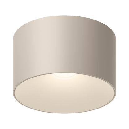 Bind Solo LED Round Flush Mount Ceiling Light in Beige M1.