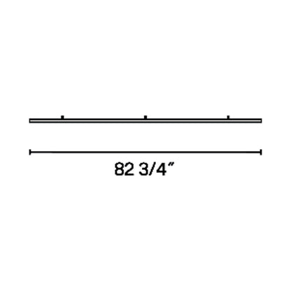 Circus Ceiling Track - line drawing.