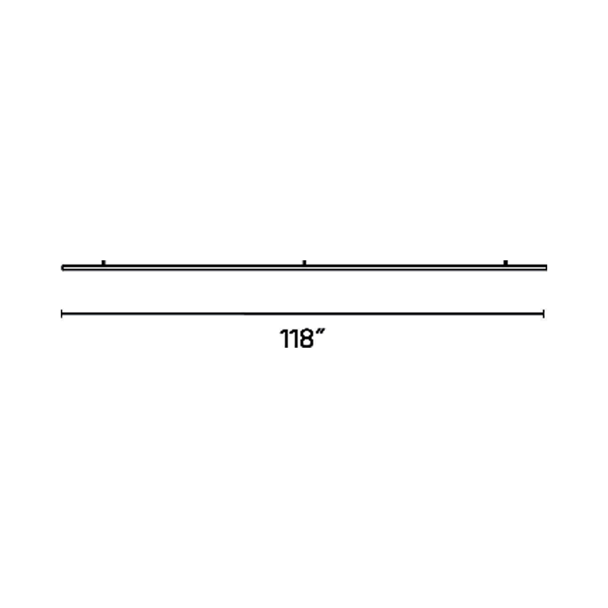 Circus Ceiling Track - line drawing.