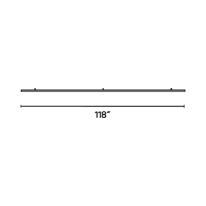 Circus Ceiling Track - line drawing.
