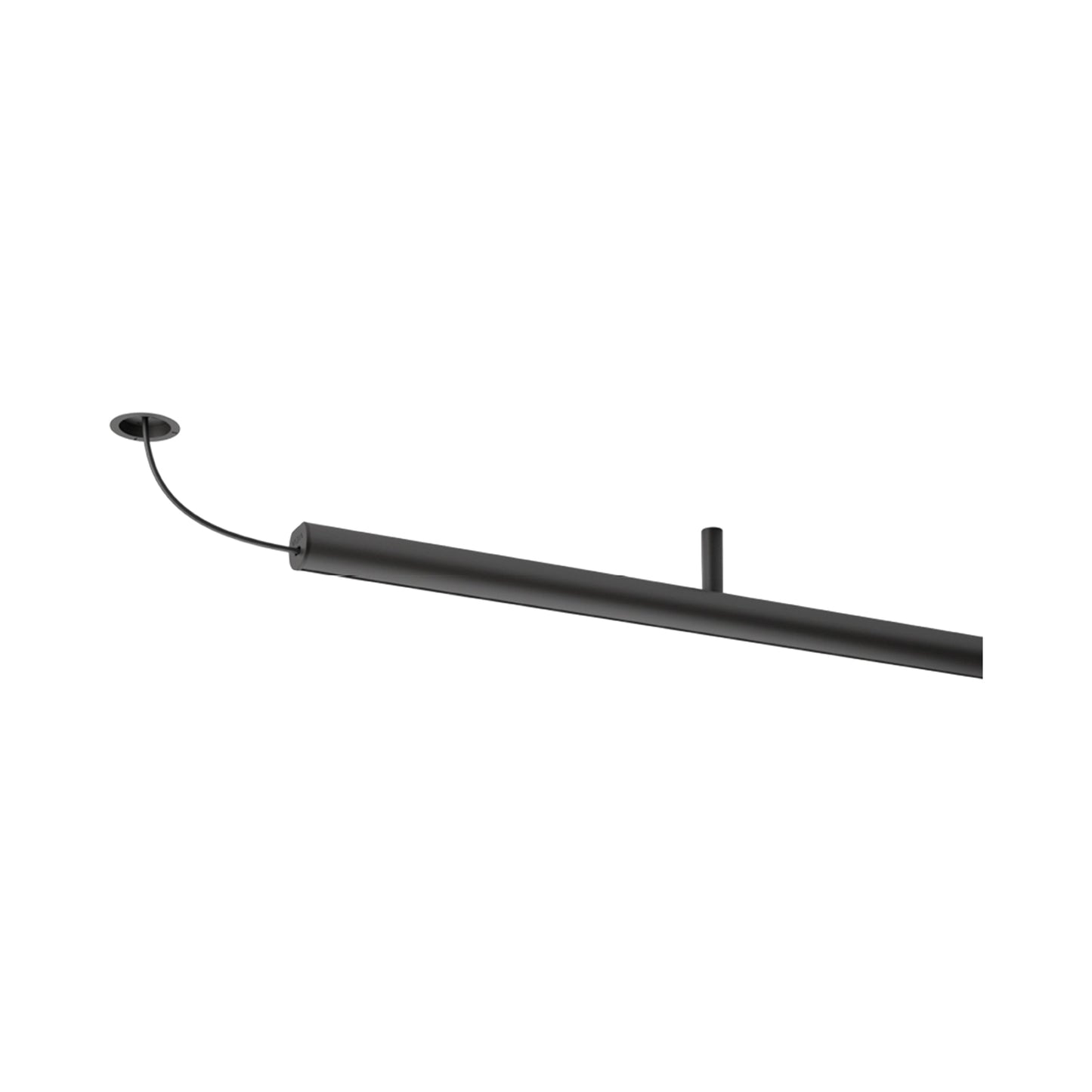 Circus Connection Driver for Ceiling Track in Black (Cylindrical).