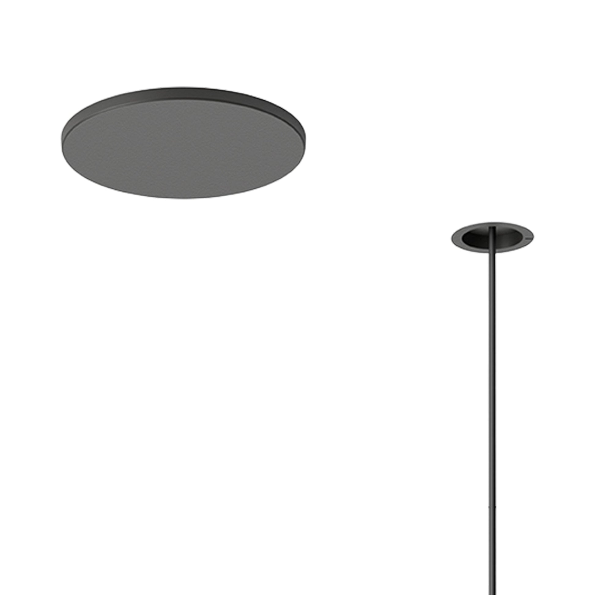 Circus Connection Driver for Pendant Track in Black (Cylindrical).