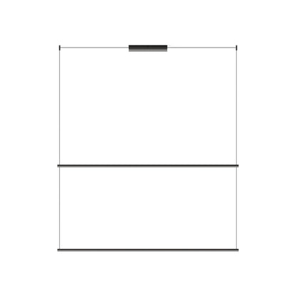 Circus Double Bar Track in Black (59-Inch).