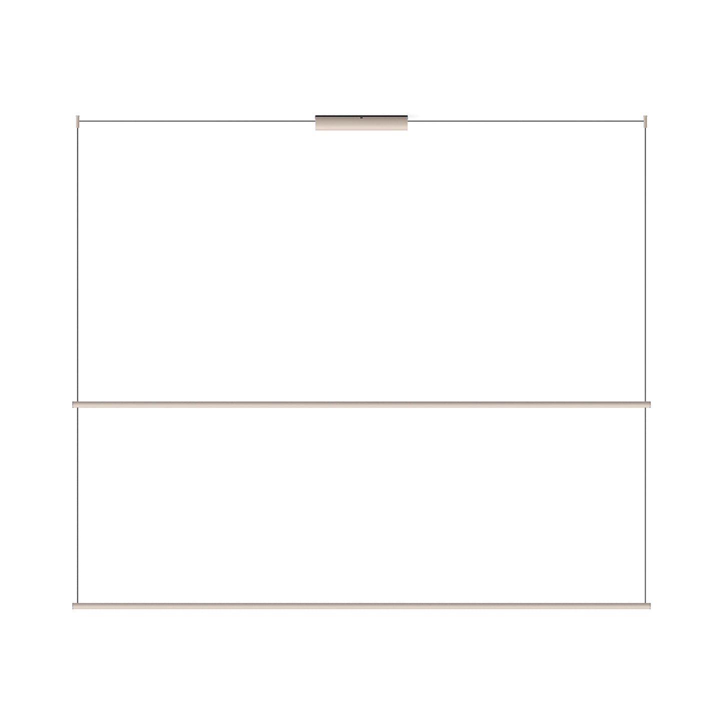 Circus Double Bar Track in Beige M1 (78.75-Inch).