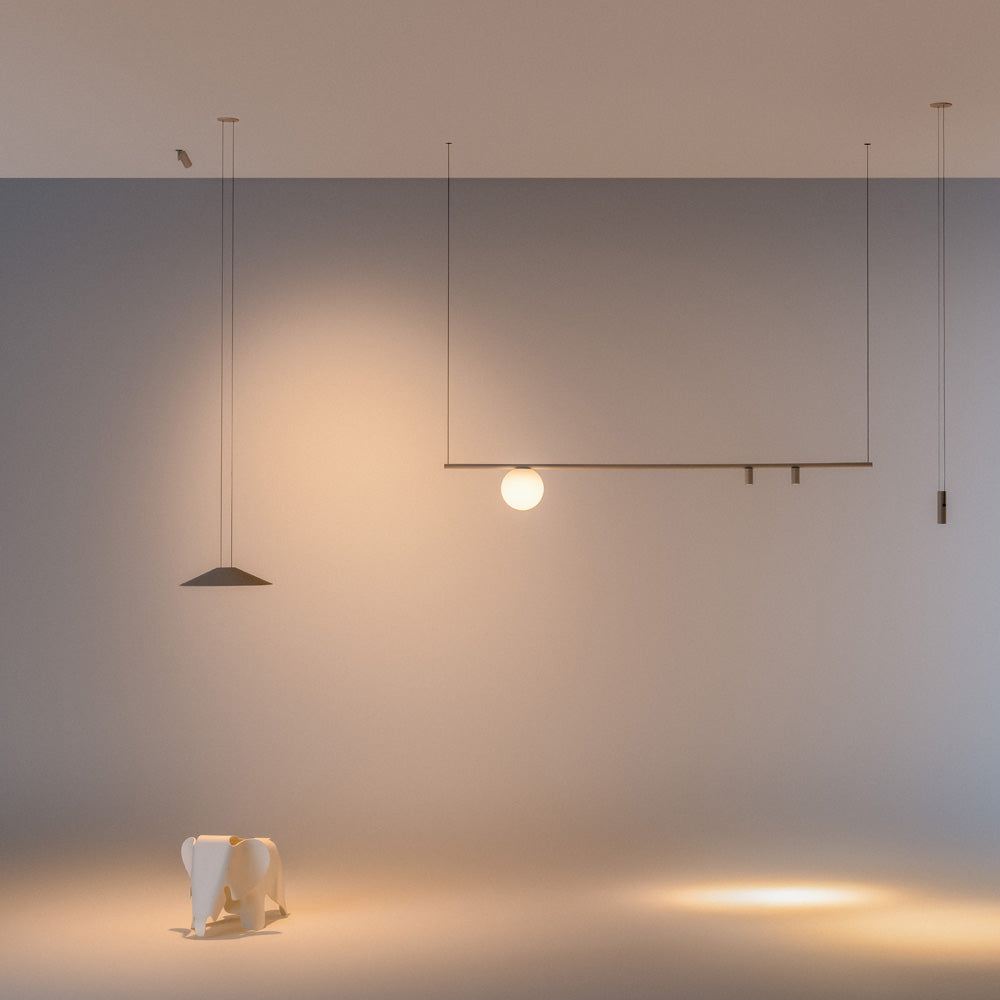 Circus LED Close Proximity Track Pendant Light in Detail.