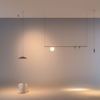 Circus LED Close Proximity Track Pendant Light in Detail.