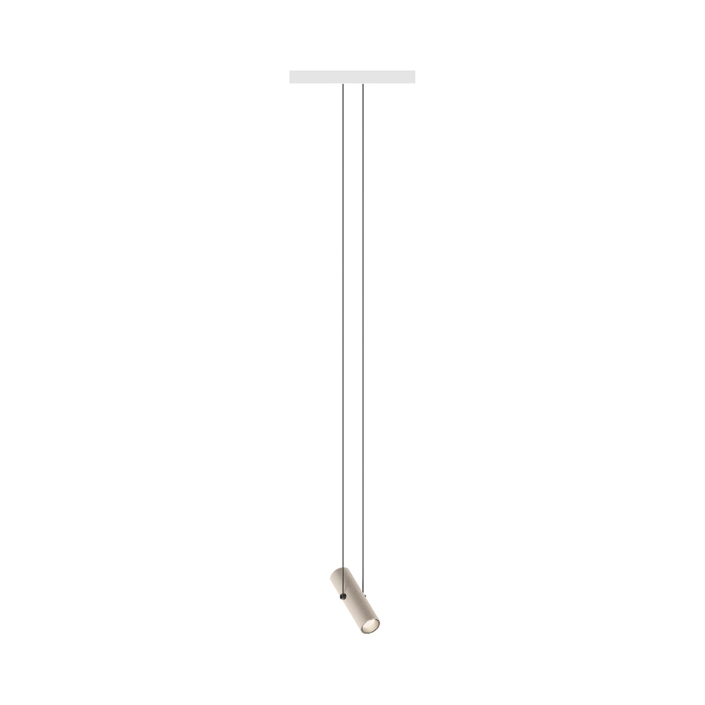 Circus LED Track Pendant Light in Beige M1.