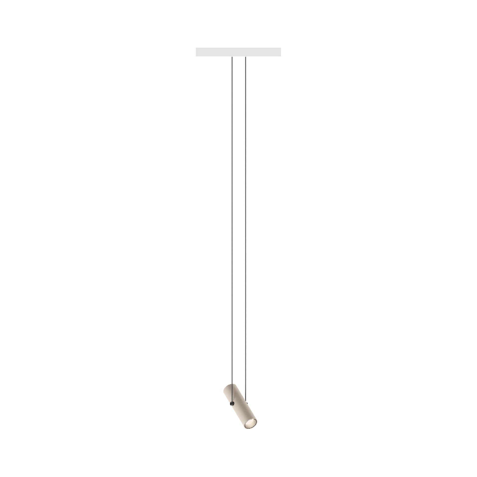 Circus LED Track Pendant Light in Beige M1.