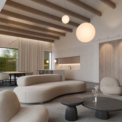Circus LED Volumetric Track Pendant Light in living room.