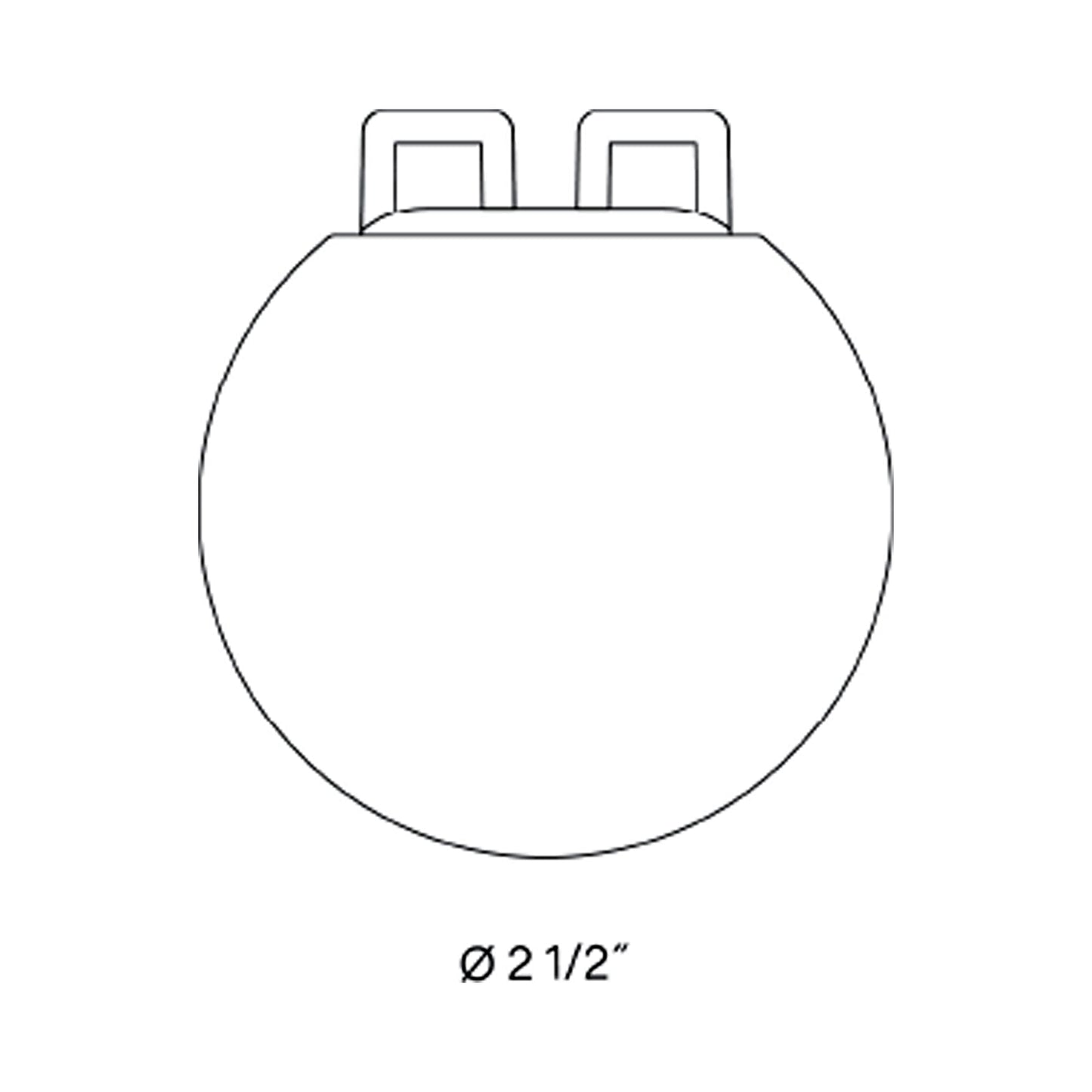 Circus Solo Counterweight Accessory - line drawing.