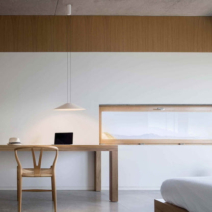 Circus Solo LED Close Proximity Pendant Light in bedroom.