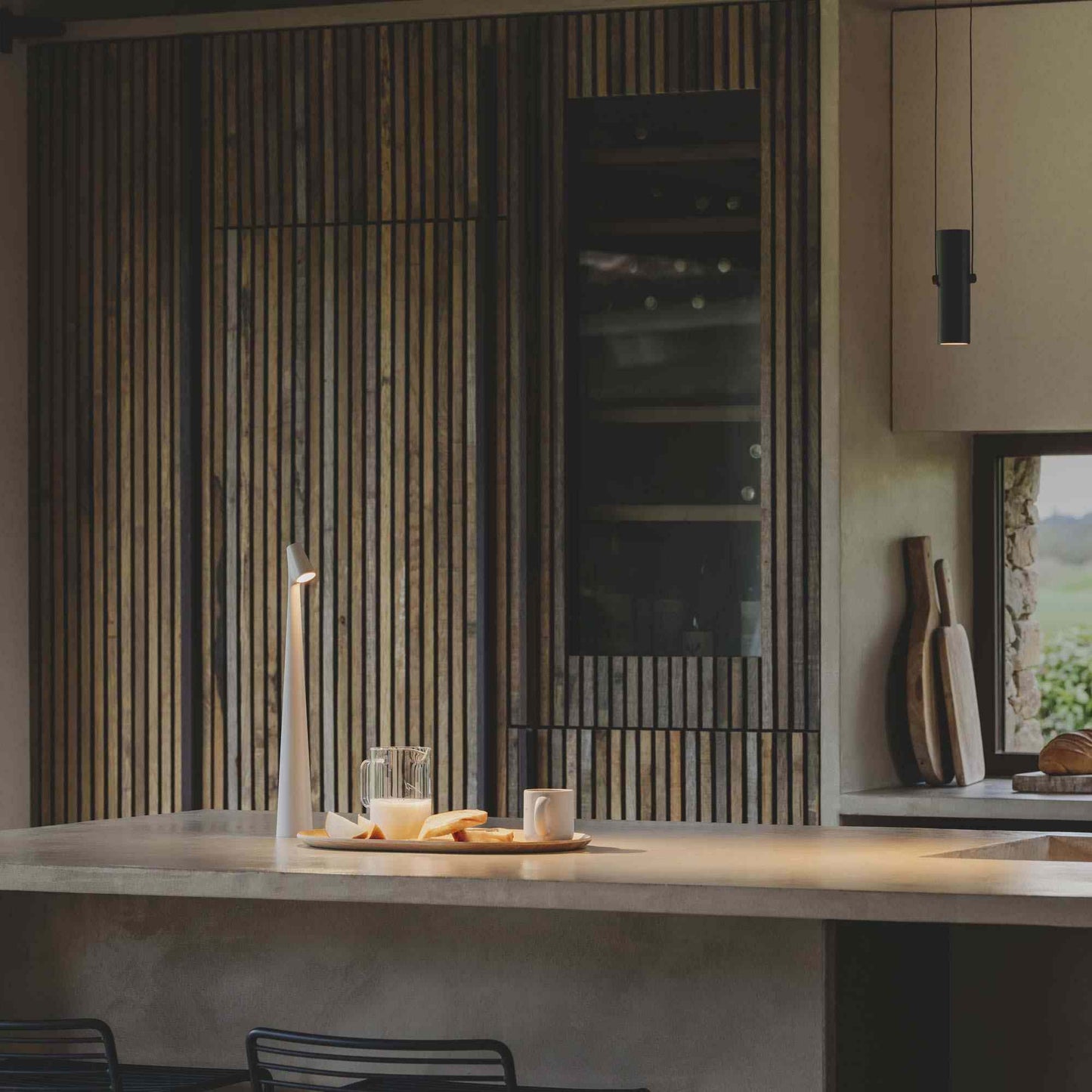 Circus Solo LED Pendant Light in kitchen.