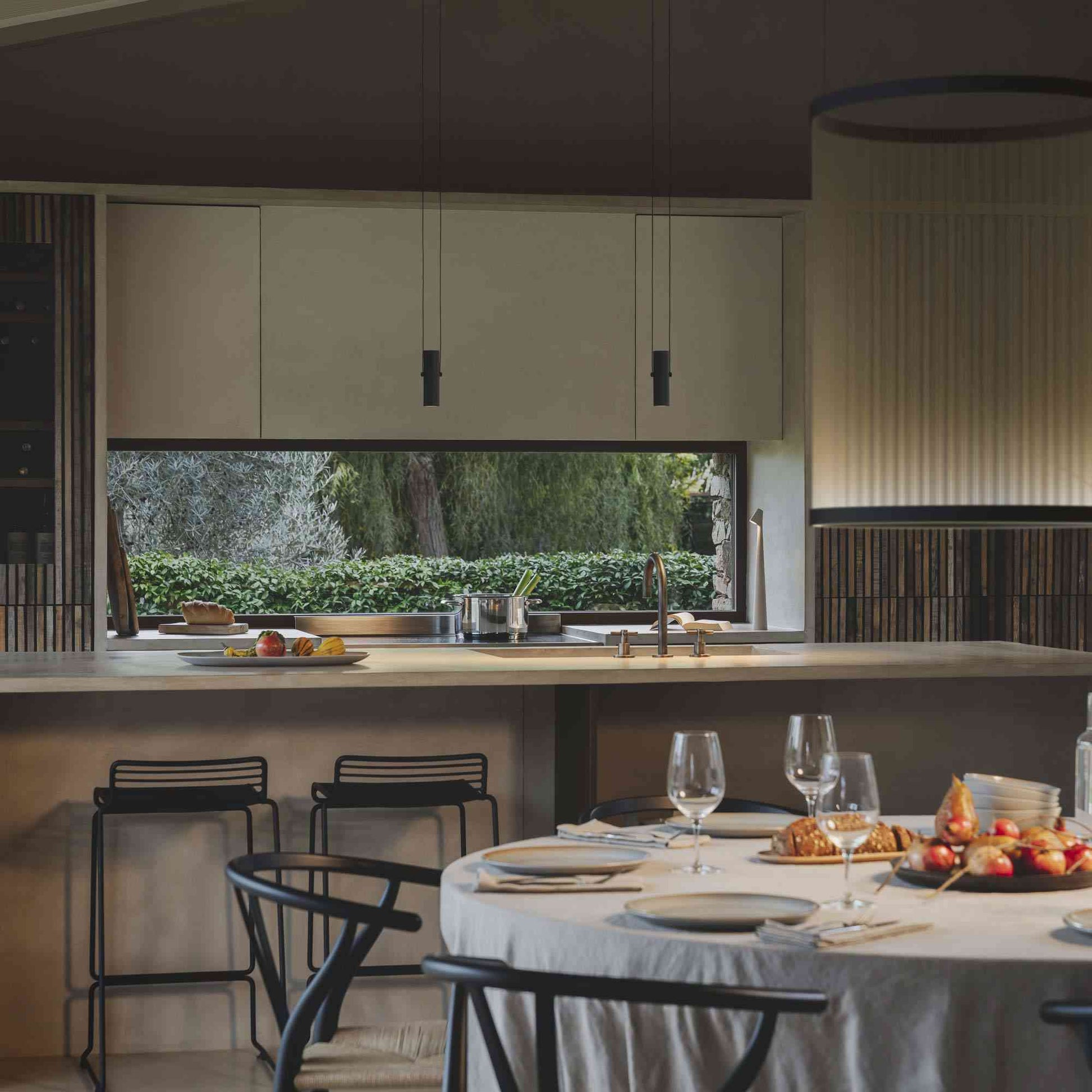 Circus Solo LED Pendant Light in kitchen.
