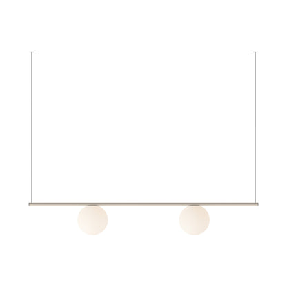 Circus Solo LED Volumetric Linear Pendant Light in Beige M1.