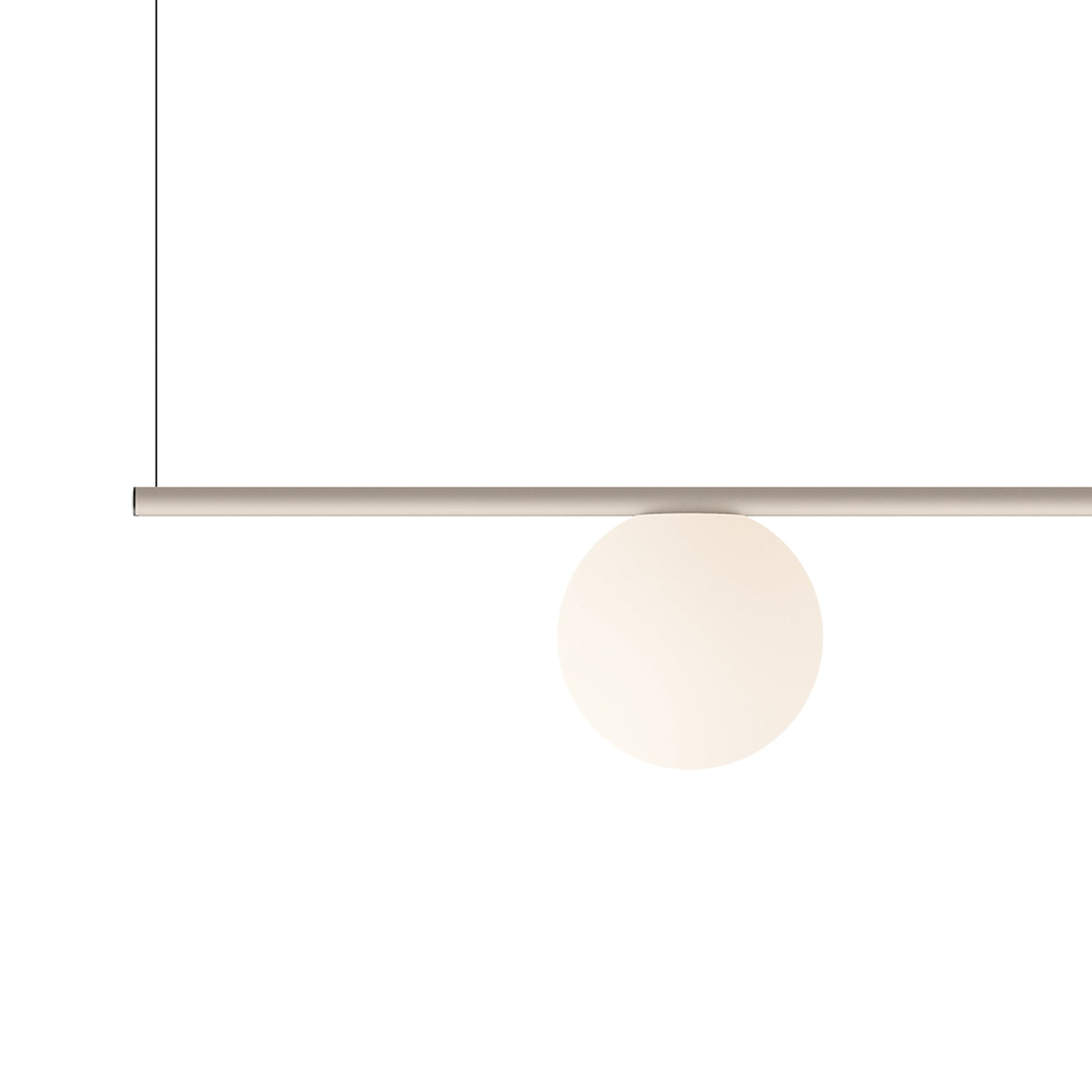 Circus Solo LED Volumetric Linear Pendant Light in Detail.