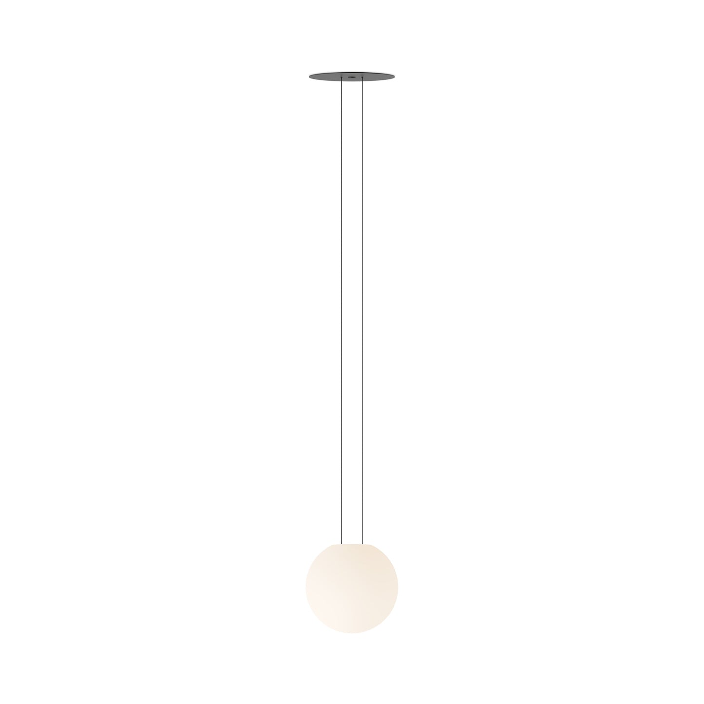 Circus Solo LED Volumetric Pendant Light in Black (7.75-Inch).