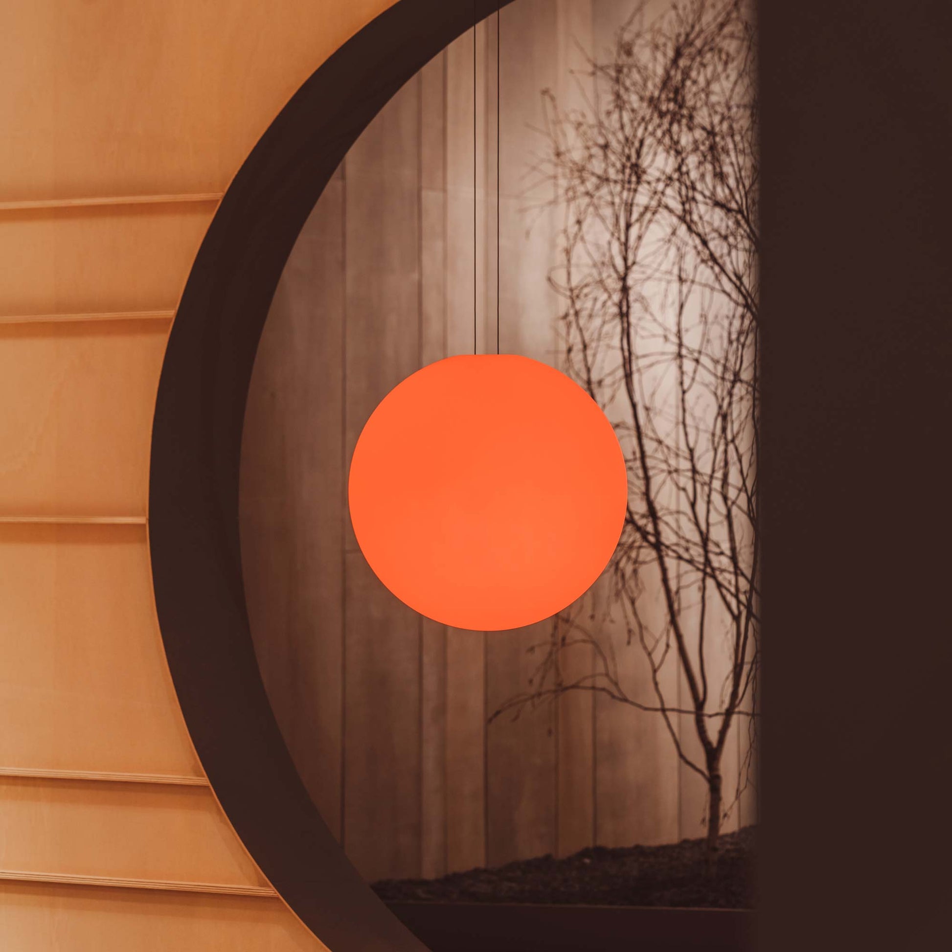 Circus Solo LED Volumetric Pendant Light in Detail.