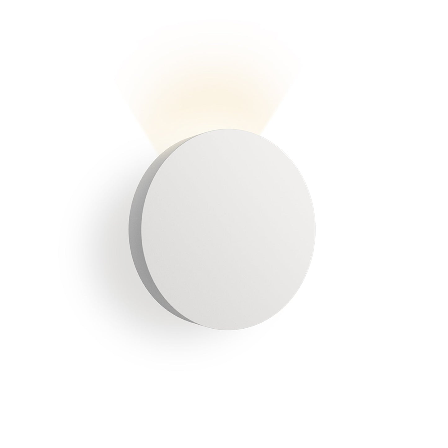 Dots LED Circular Wall Light in Off-White (Direct Grazer).