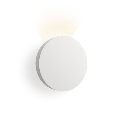 Dots LED Circular Wall Light in Off-White (Direct Grazer).