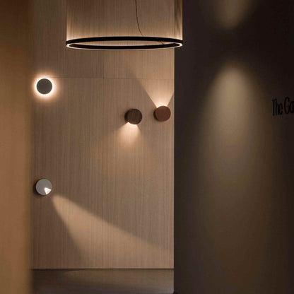 Dots LED Circular Wall Light in office.