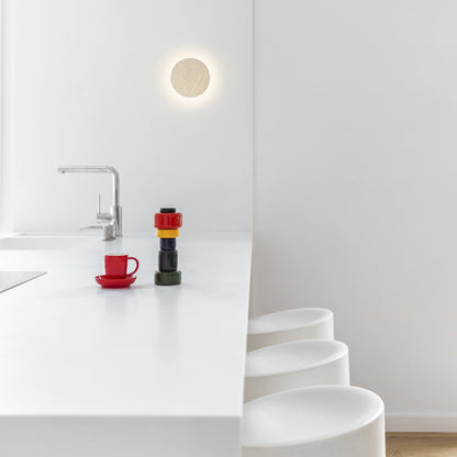 Dots LED Circular Wall Light in bathroom.