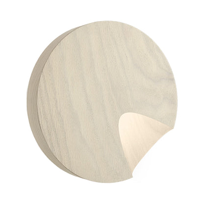 Dots LED Wall Light in White Oak.