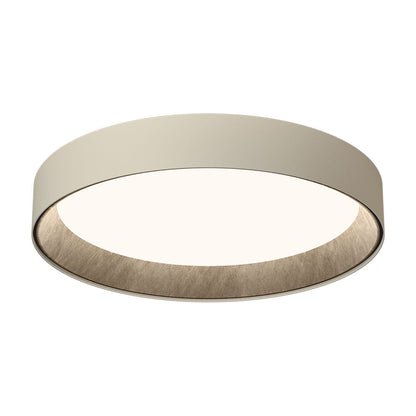 Duo Petra LED Flush Mount Ceiling Light in Cream (31-Inch).