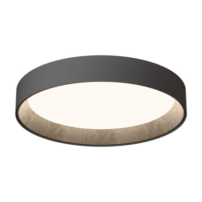 Duo Petra LED Flush Mount Ceiling Light in Graphite (31-Inch).