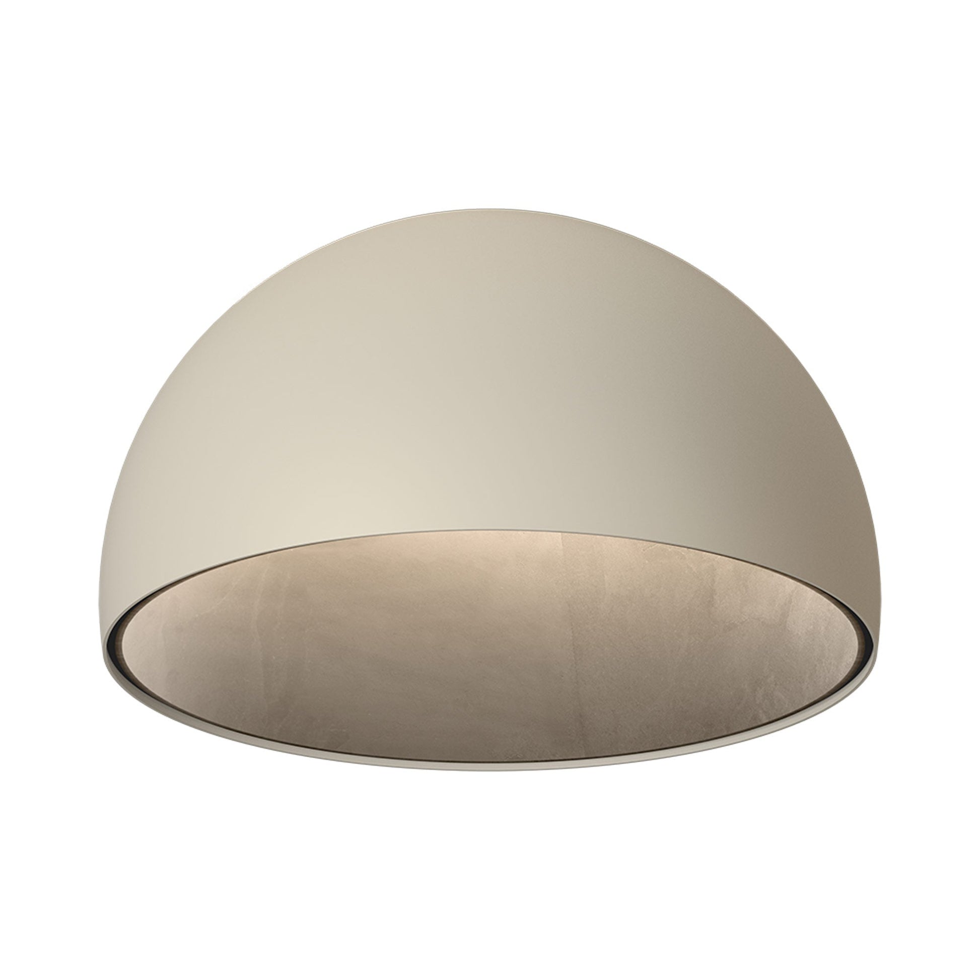 Duo Petra LED Symmetrical Flush Mount Ceiling Light in Cream.