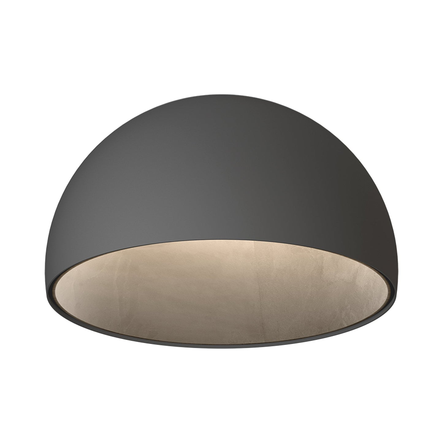 Duo Petra LED Symmetrical Flush Mount Ceiling Light in Graphite.