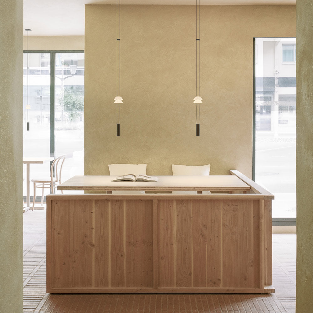 Flamingo Mini 1580 LED Pendant Light in living room.