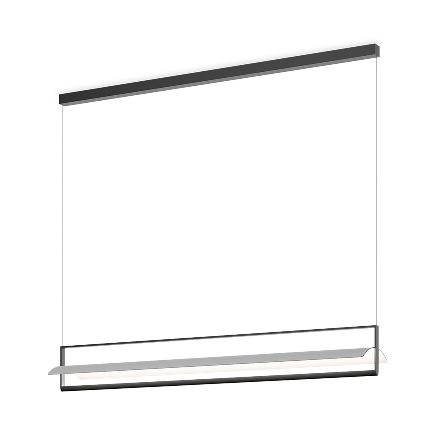 Kontorno LED Linear Pendant Light (Reflected Diffuser).