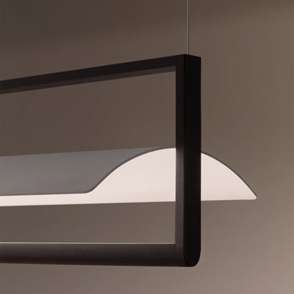 Kontorno LED Linear Pendant Light in Detail.