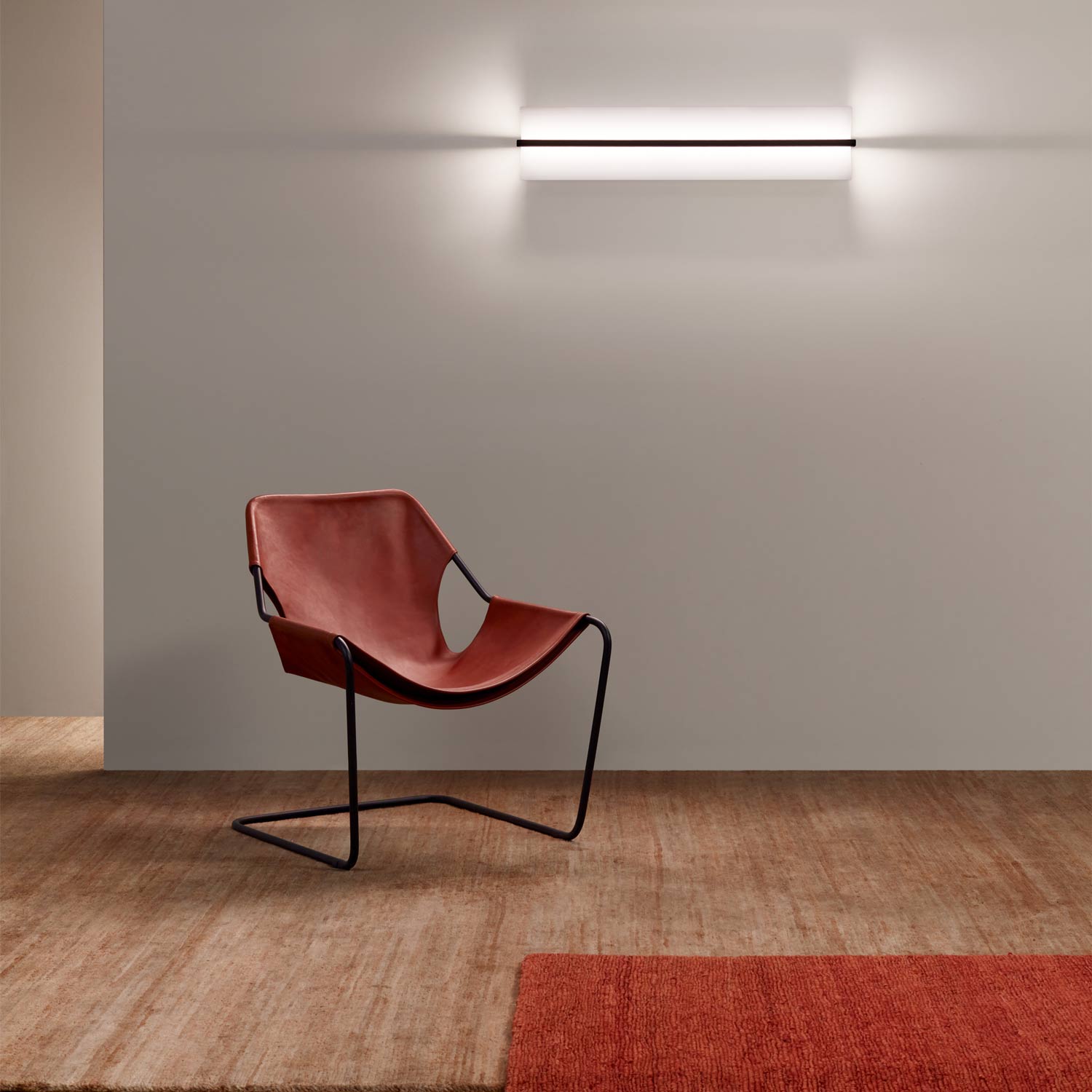 Kontorno LED Wall Light in living room.