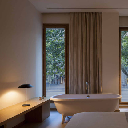 Mayfair LED Table Lamp in bedroom.