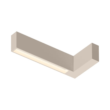 Offset LED Angular Linear High Comfort Flush Mount Ceiling Light.