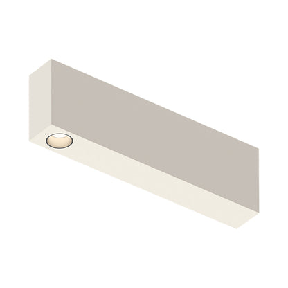 Offset LED Downlight Flush Mount Ceiling Light in Warm White (1-Light).