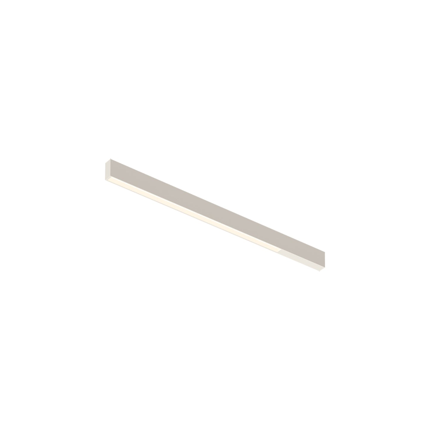 Offset LED Linear Flush Mount Ceiling Light in Warm White (49.25-Inch).
