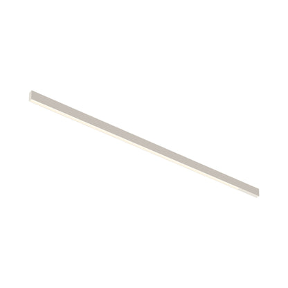 Offset LED Linear Flush Mount Ceiling Light in Warm White (88.5-Inch).