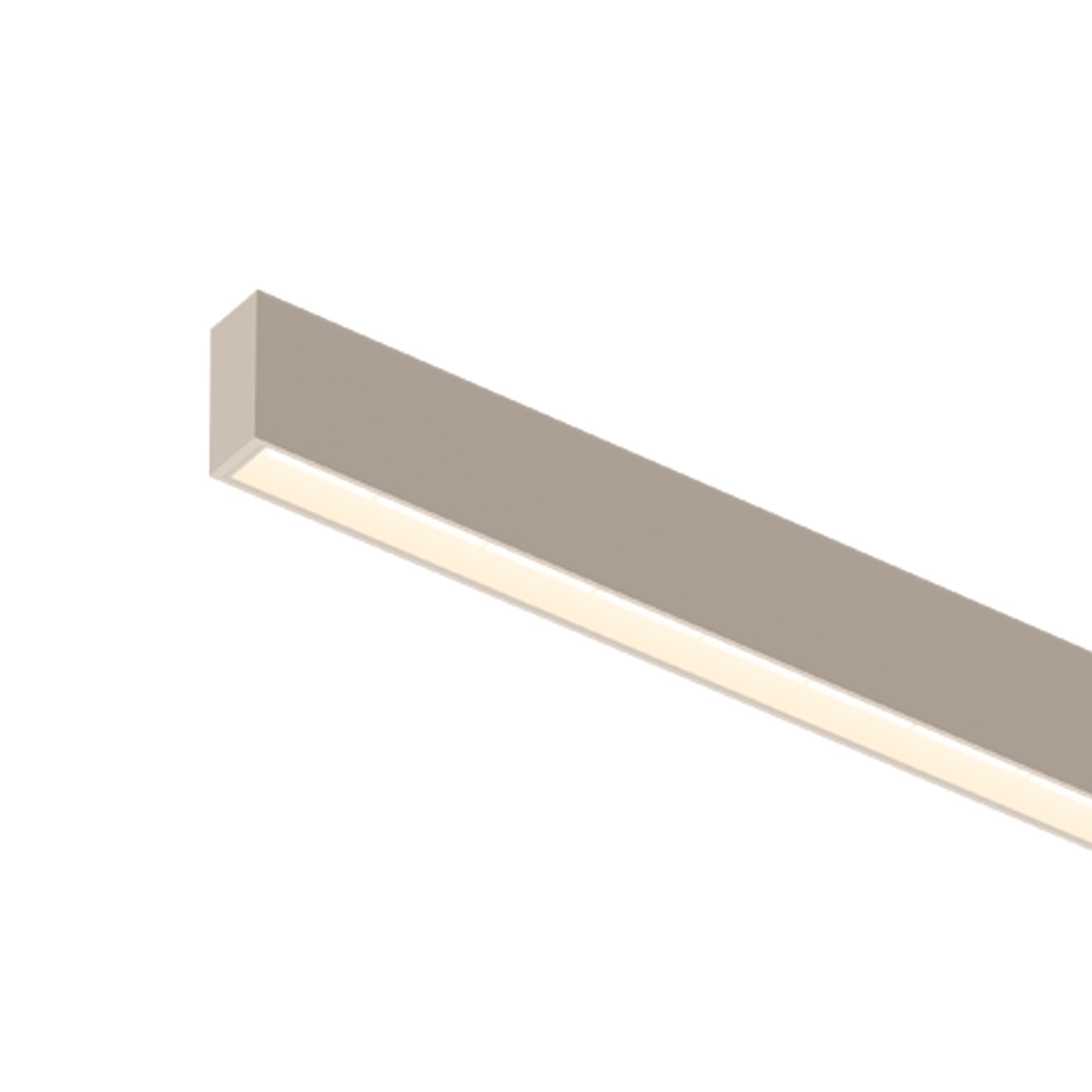 Offset LED Linear Flush Mount Ceiling Light in Detail.