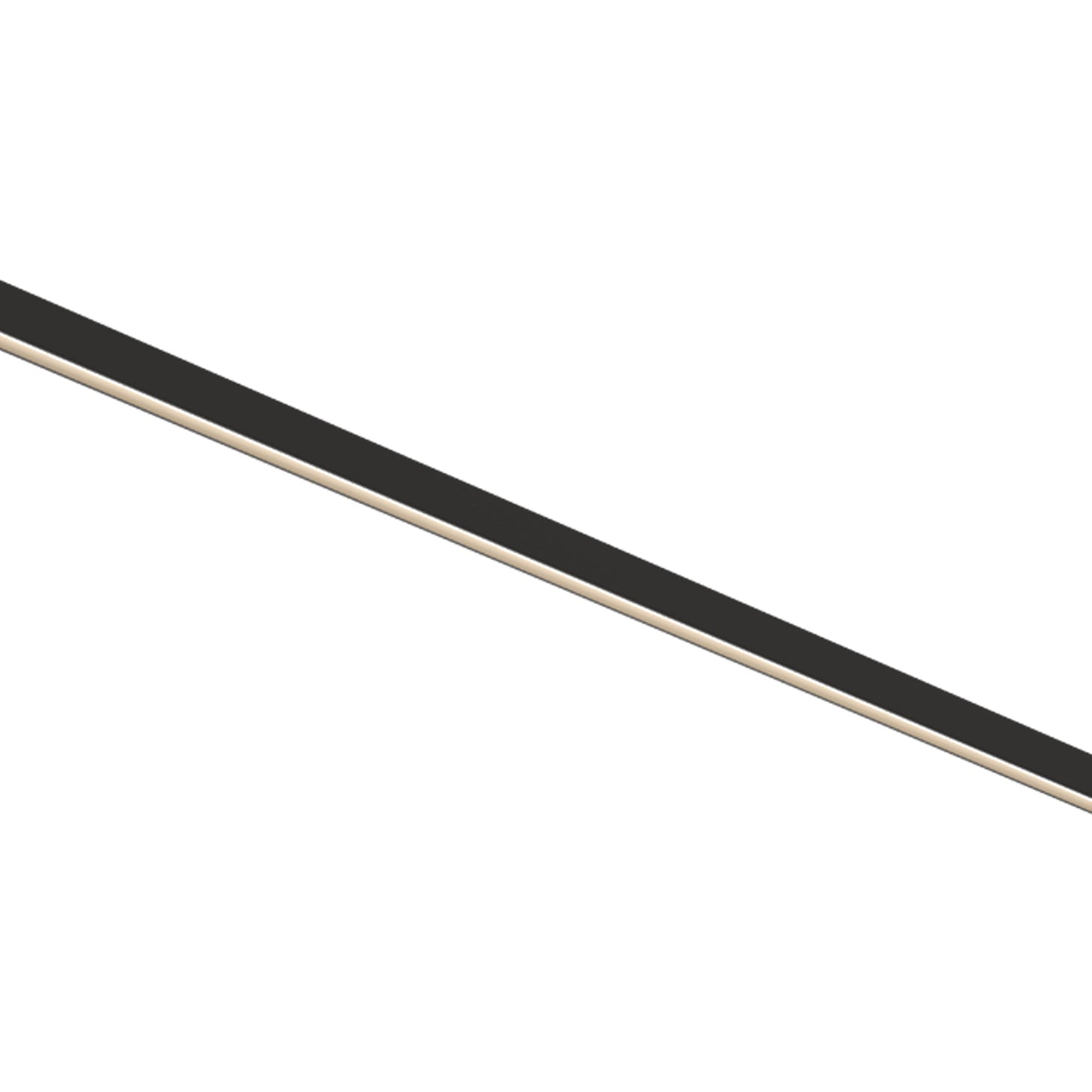 Offset LED Linear Flush Mount Ceiling Light in Detail.