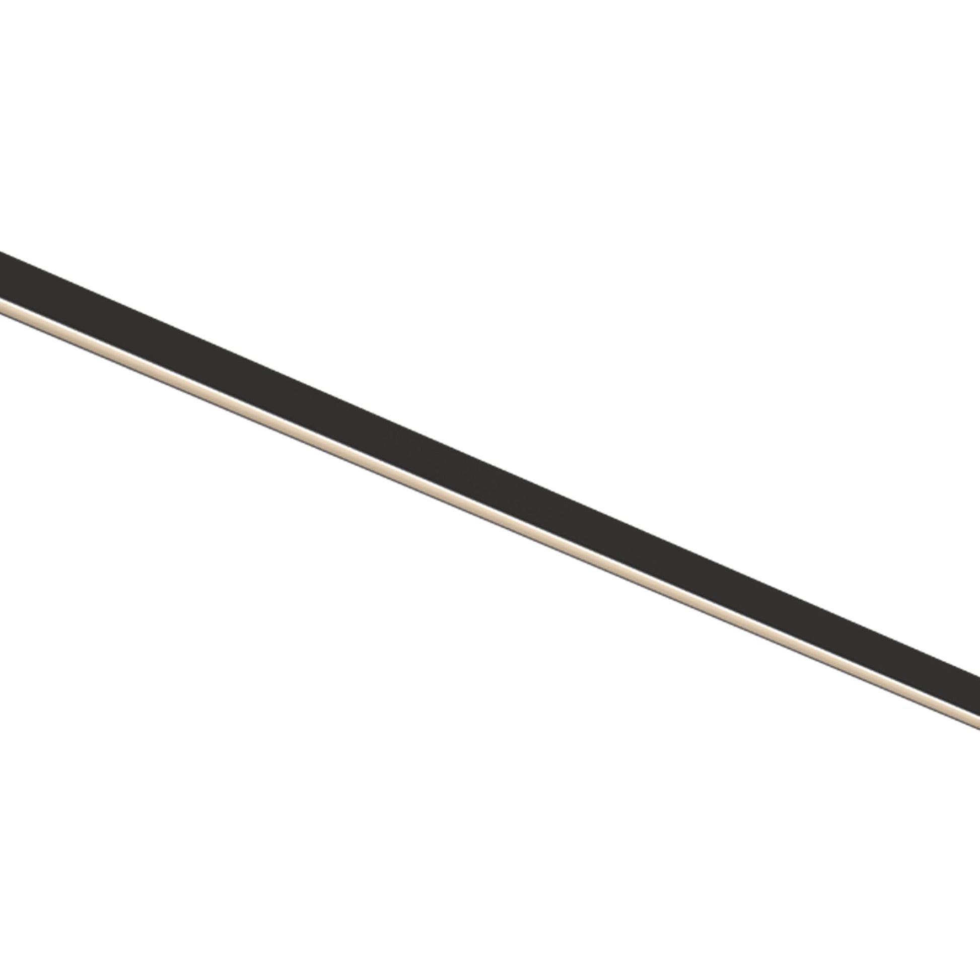 Offset LED Linear Flush Mount Ceiling Light in Detail.