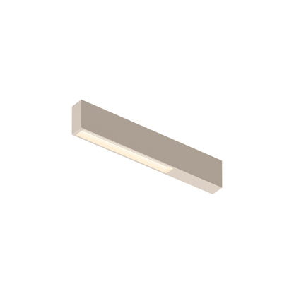 Offset LED Linear High Comfort Flush Mount Ceiling Light in Beige M1 (15.75-Inch).