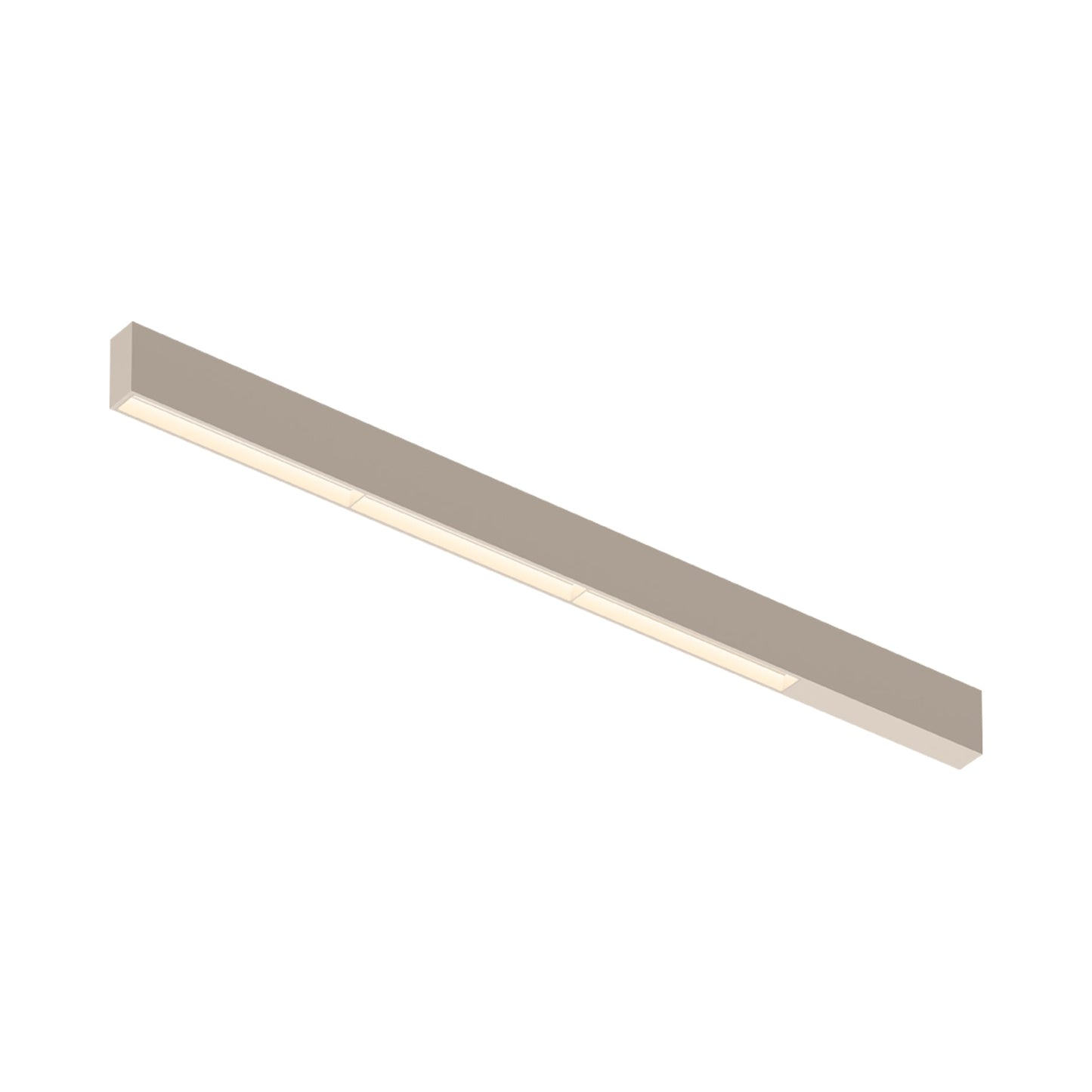 Offset LED Linear High Comfort Flush Mount Ceiling Light in Beige M1 (39.25-Inch).